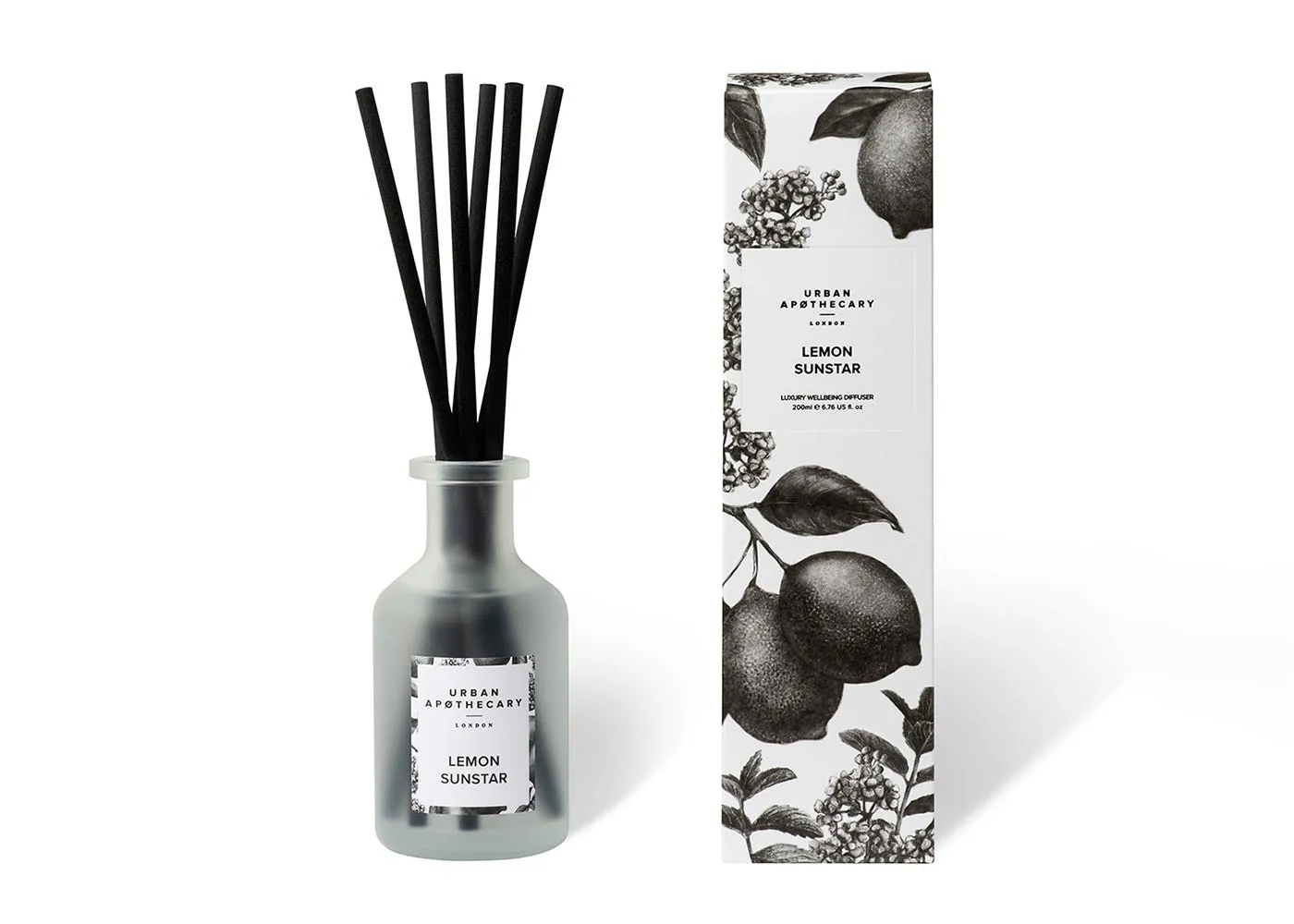 Luxury Reed Diffuser - White, Glass image