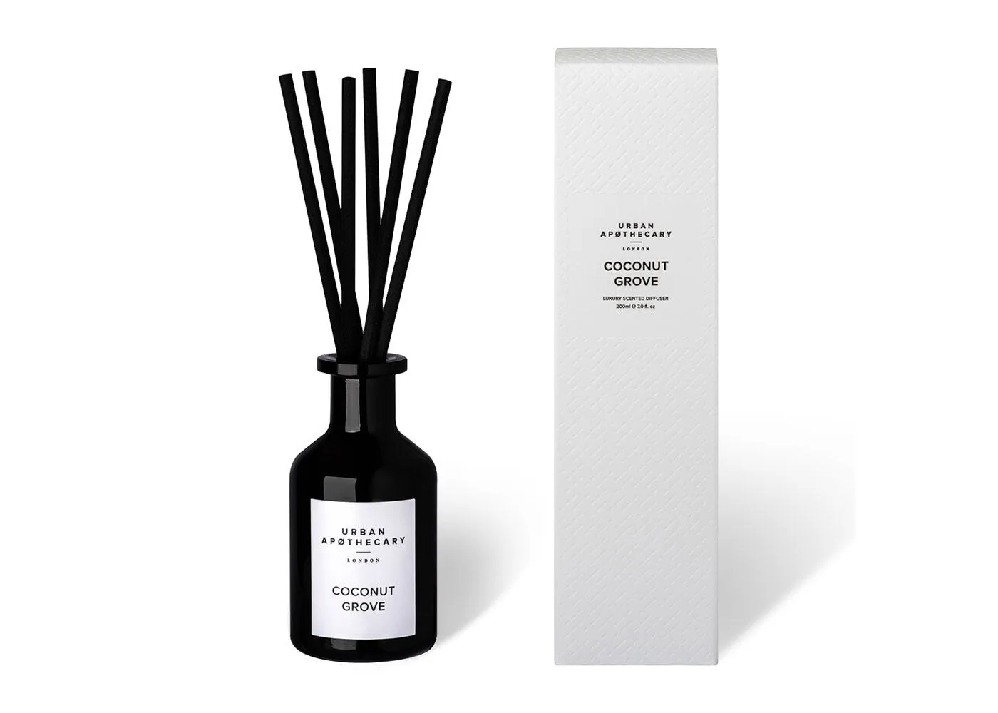 Reed Diffuser Coconut Grove Scent - Black image