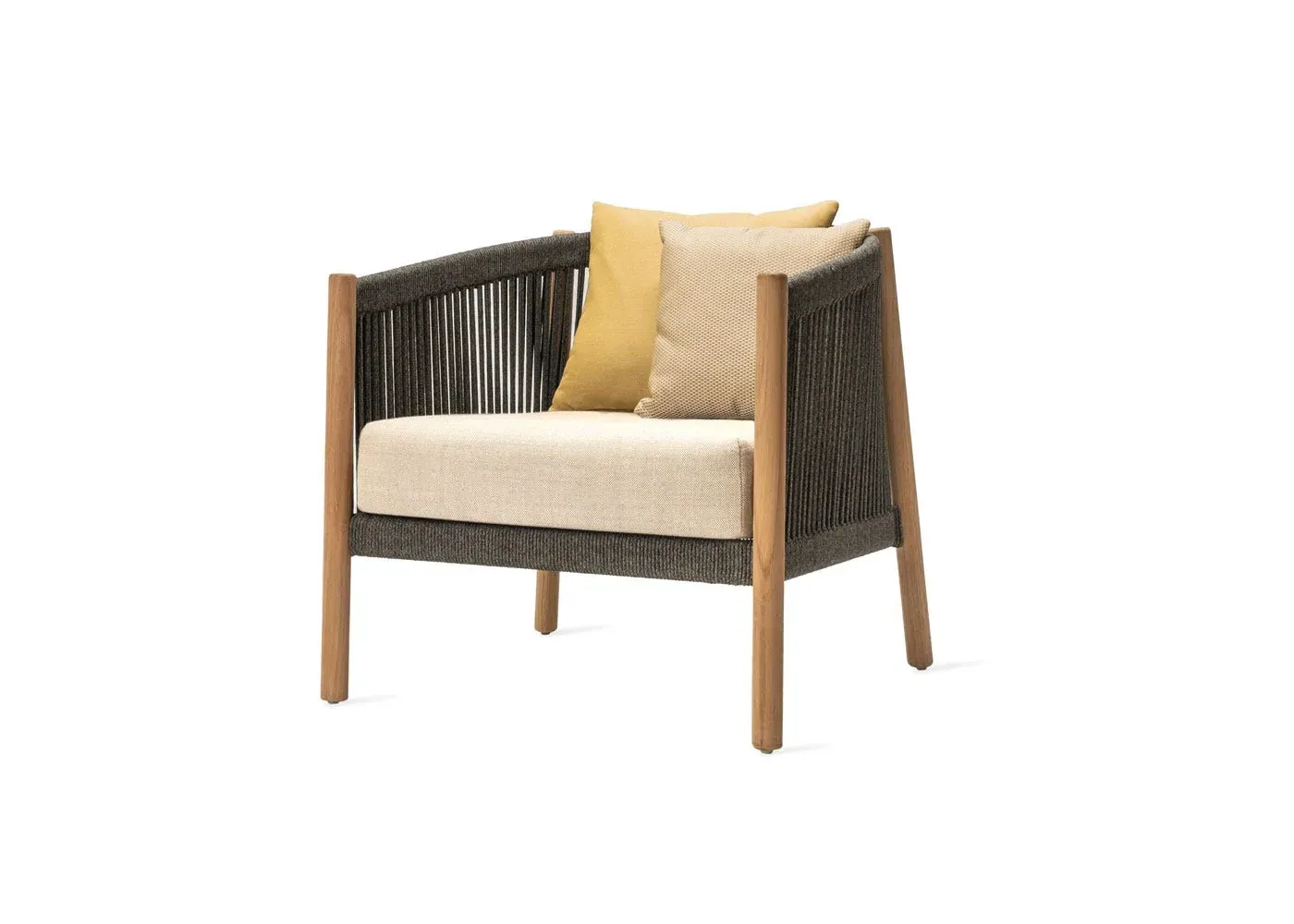 Lounge Chair with Scatter Cushions - Almond image