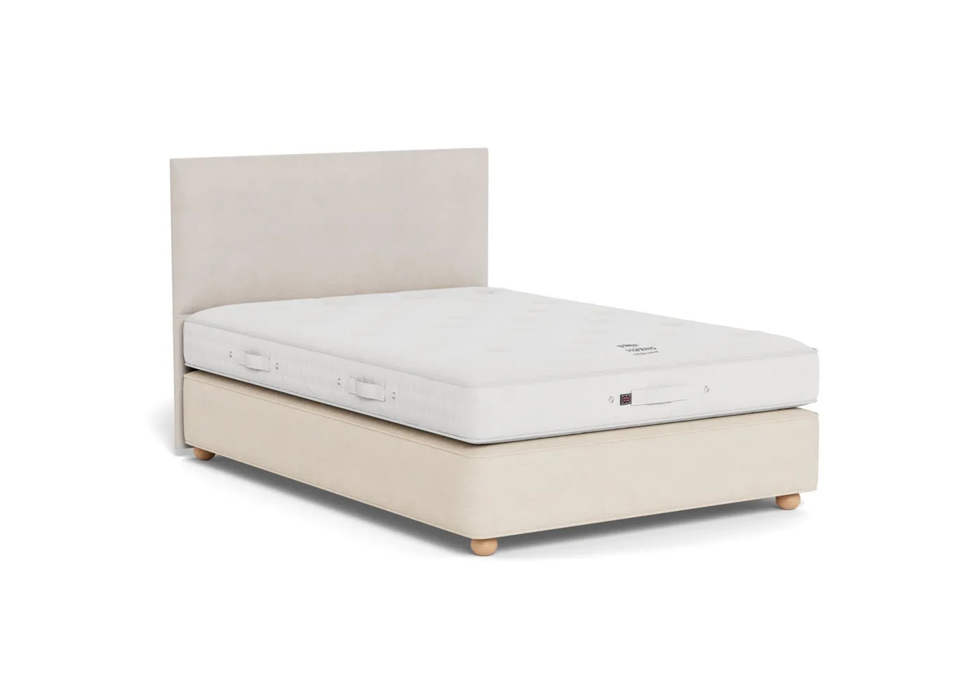 Double Divan Bed Firm Tension - Natural image