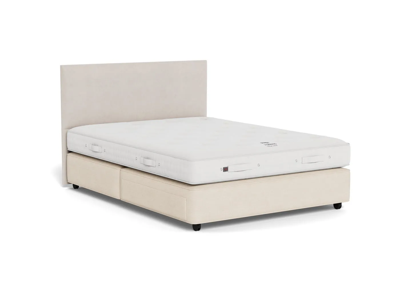 King Divan Bed Firm Tension - Fawn