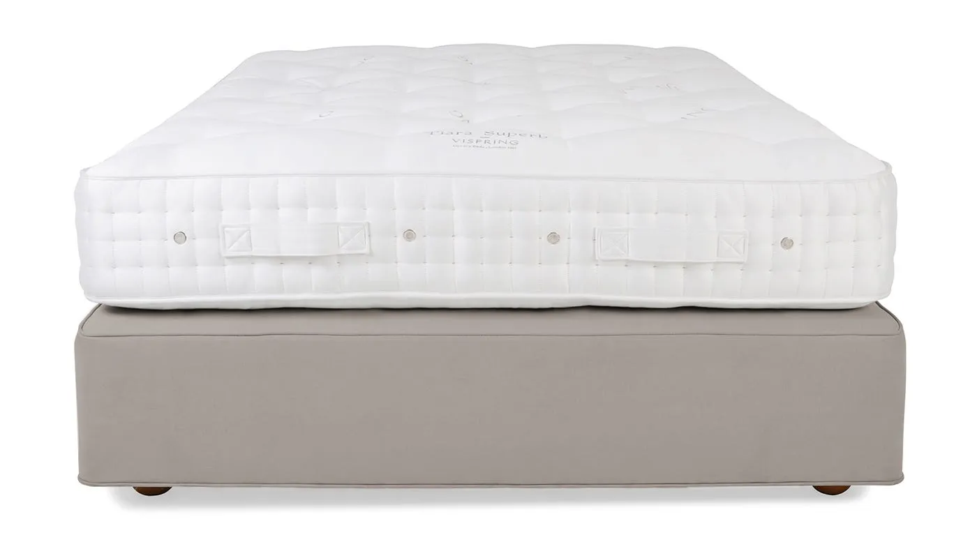 King Divan Bed Firm Tension - Grey