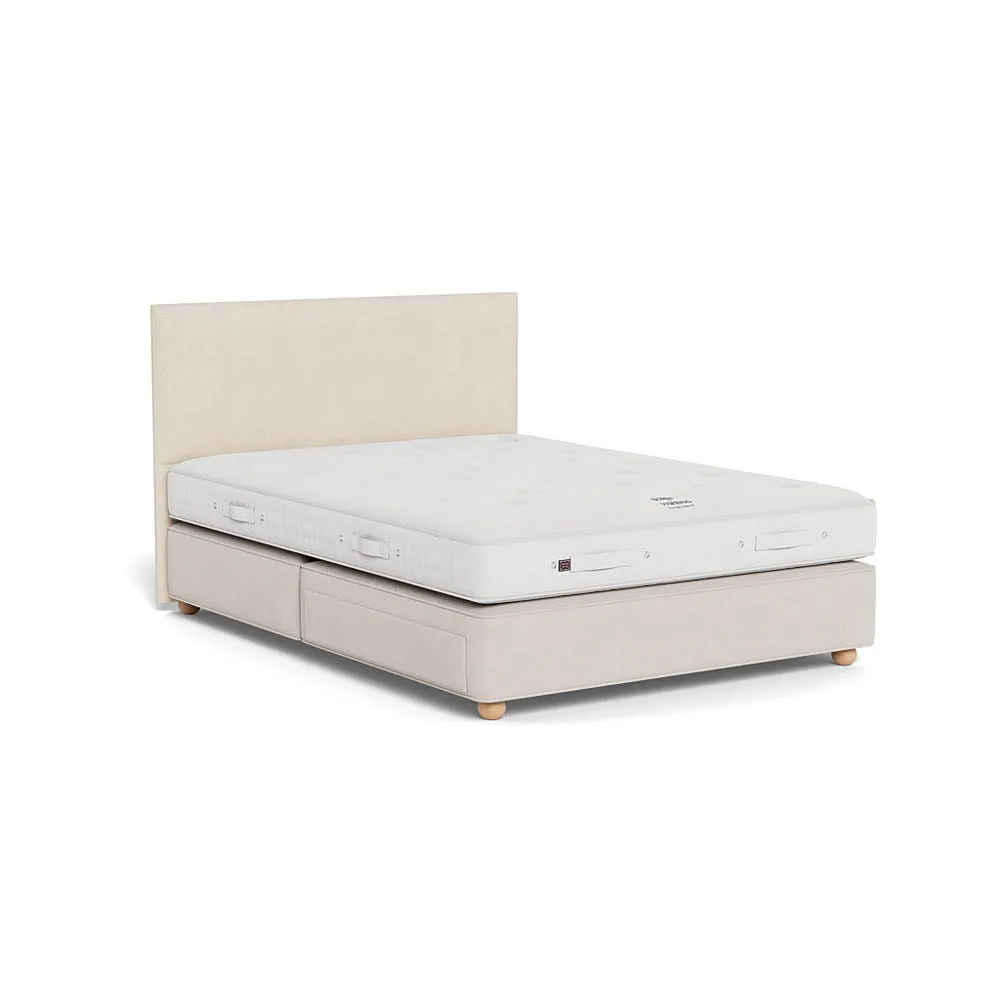 King Headboard Angled - Fawn, Chain Weave