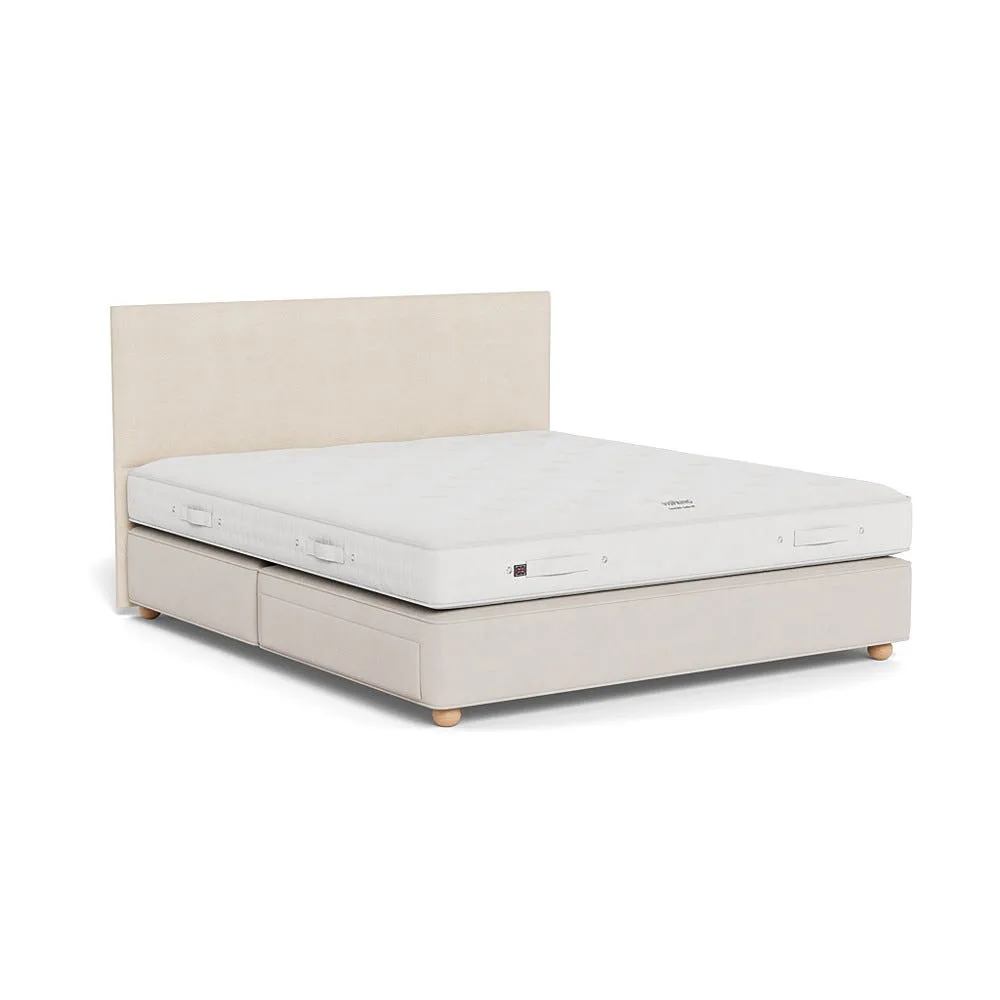 Super King Headboard Angled - Fawn, Chain Weave