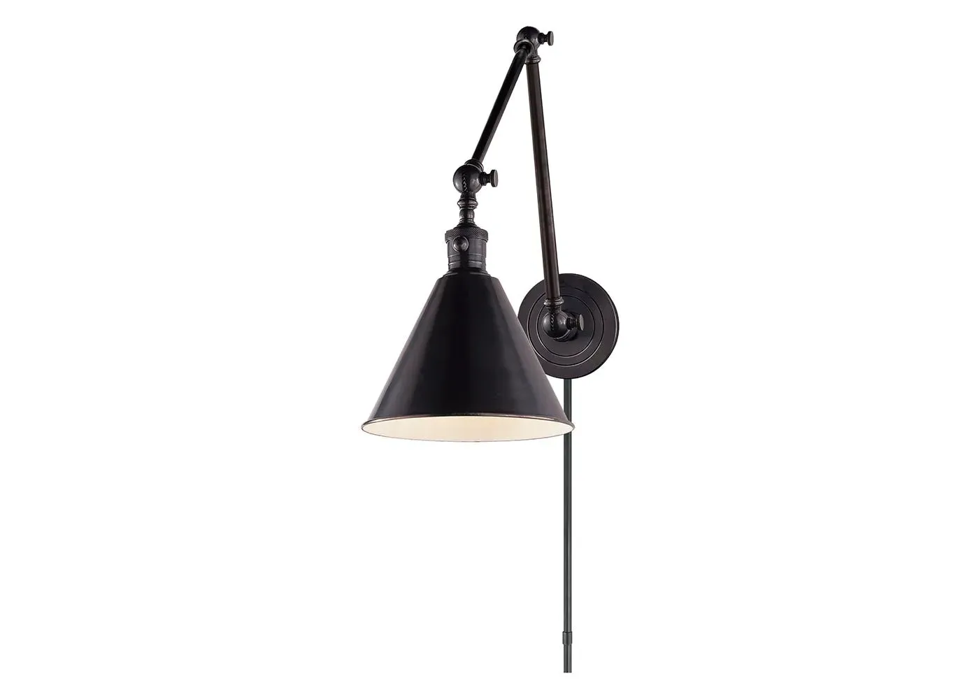 Double Arm Wall Light - Gold