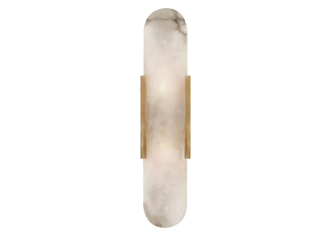 Elongated LED Wall Sconce - Antique Brass