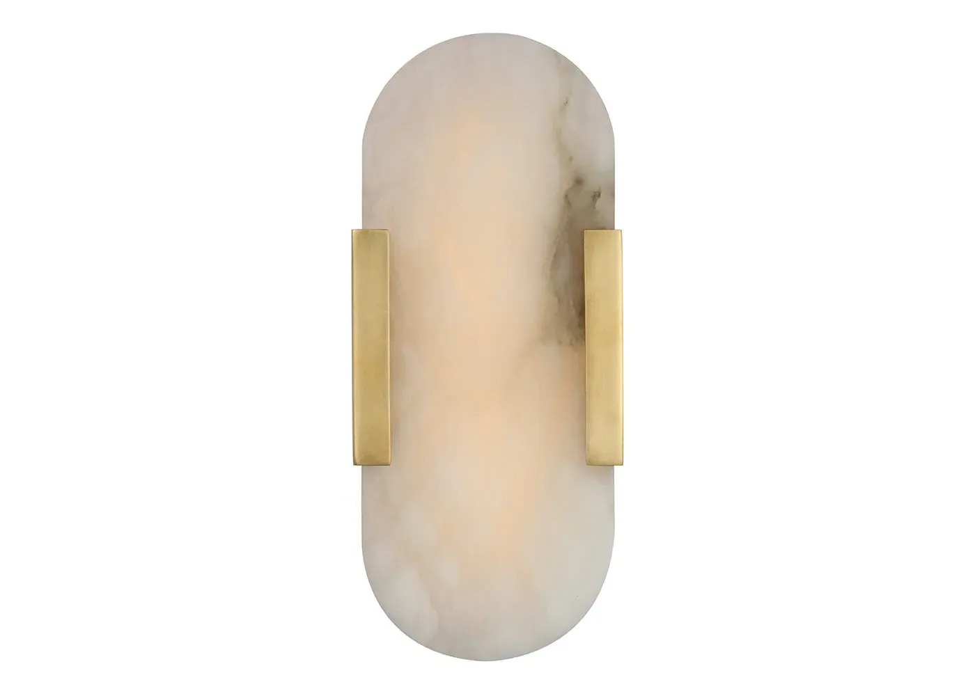 Elongated LED Wall Sconce - Antique Brass image