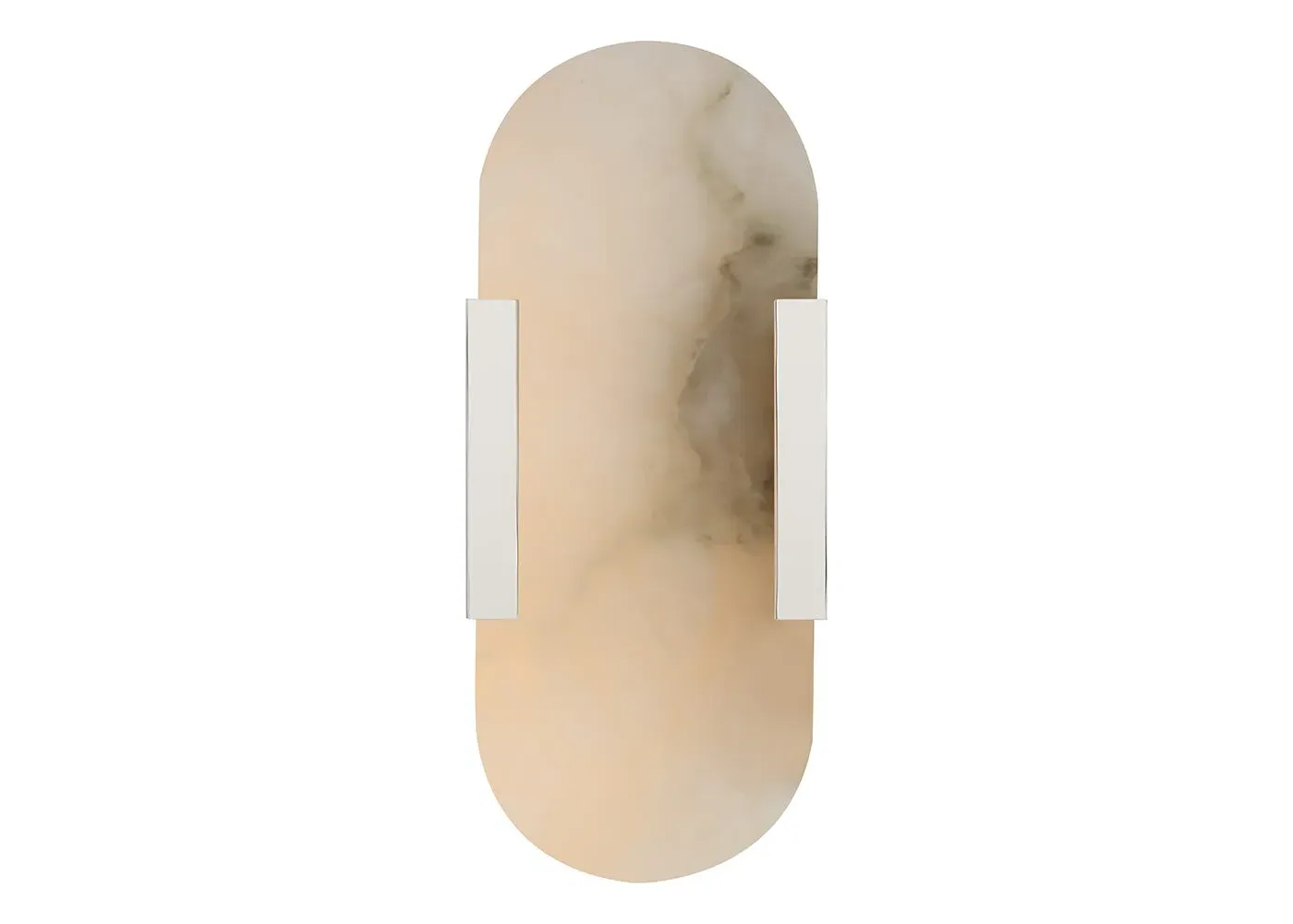 Elongated LED Wall Sconce - Polished Nickel