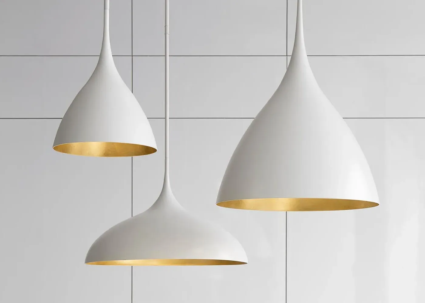 Large Agnes Pendant Light - White