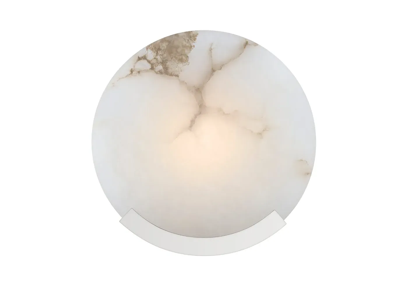Round Wall Sconce - Polished Nickel
