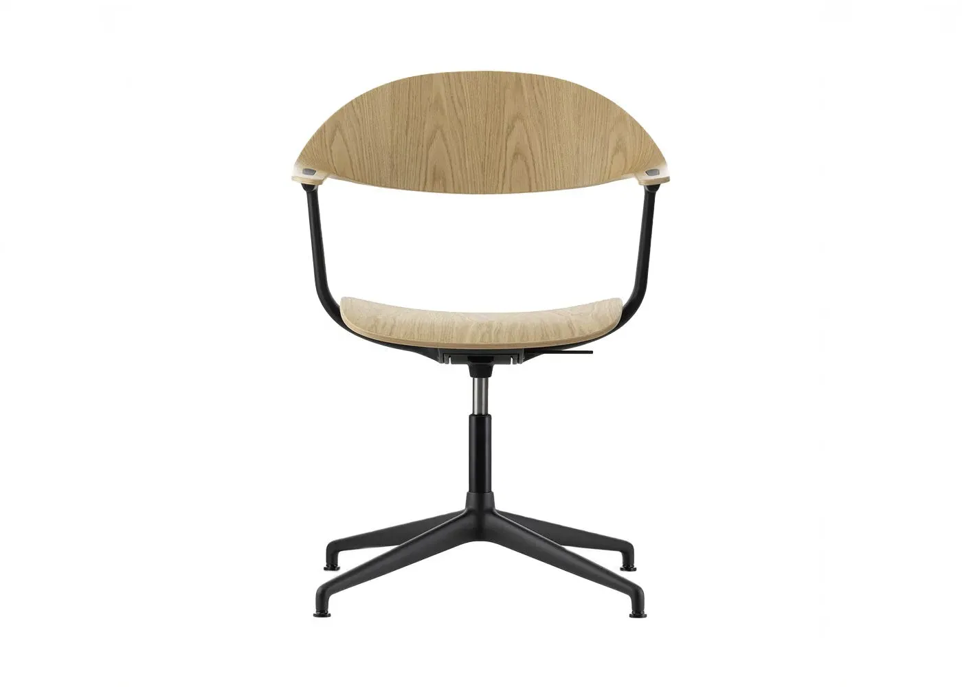 4-Star Office Chair - Black, Oak image