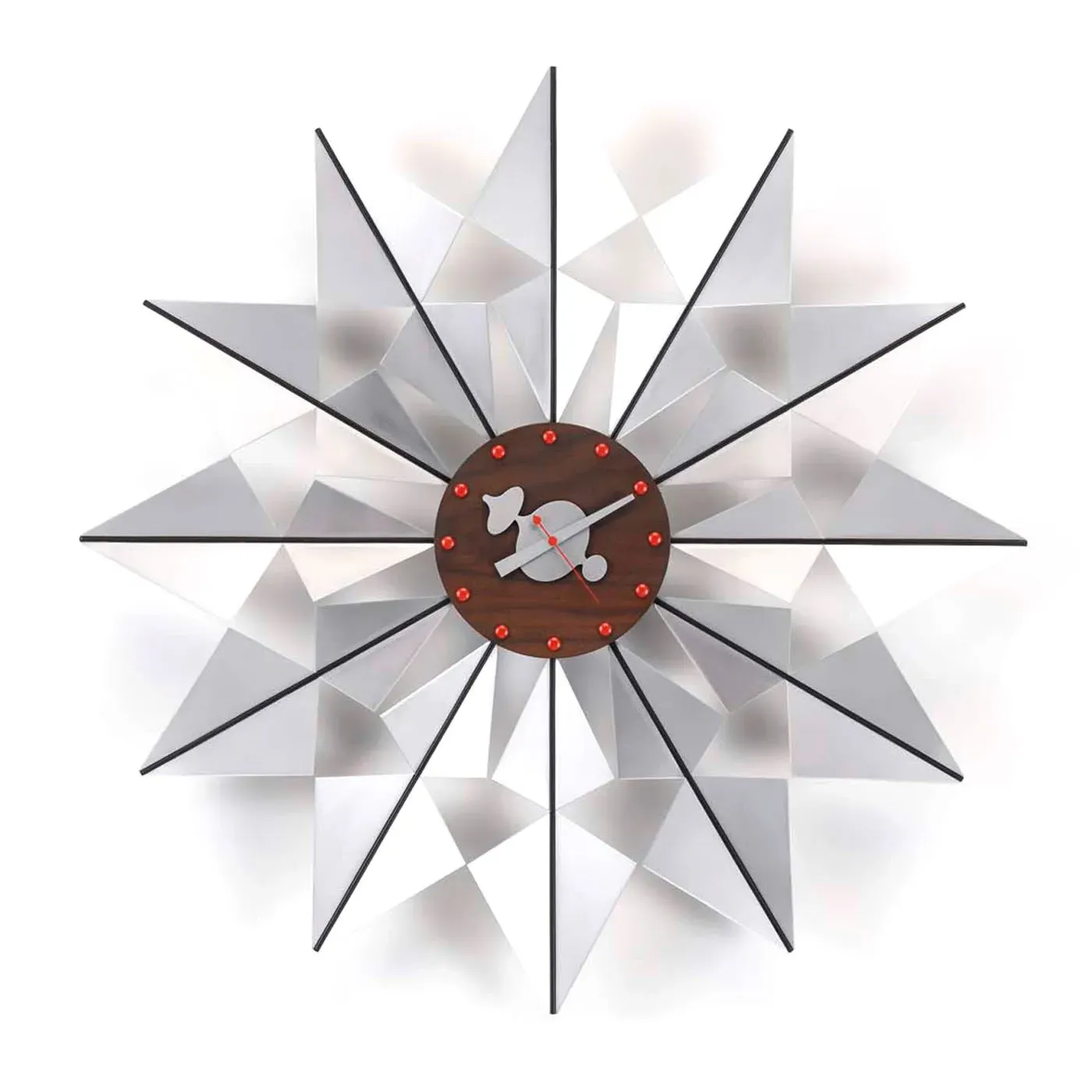 Butterfly Wall Clock - Multi, Aluminium image