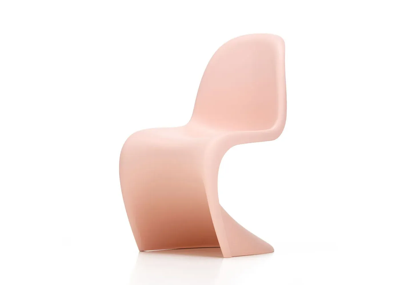 Cantilever Chair with Curved Design - Pink, Plastic