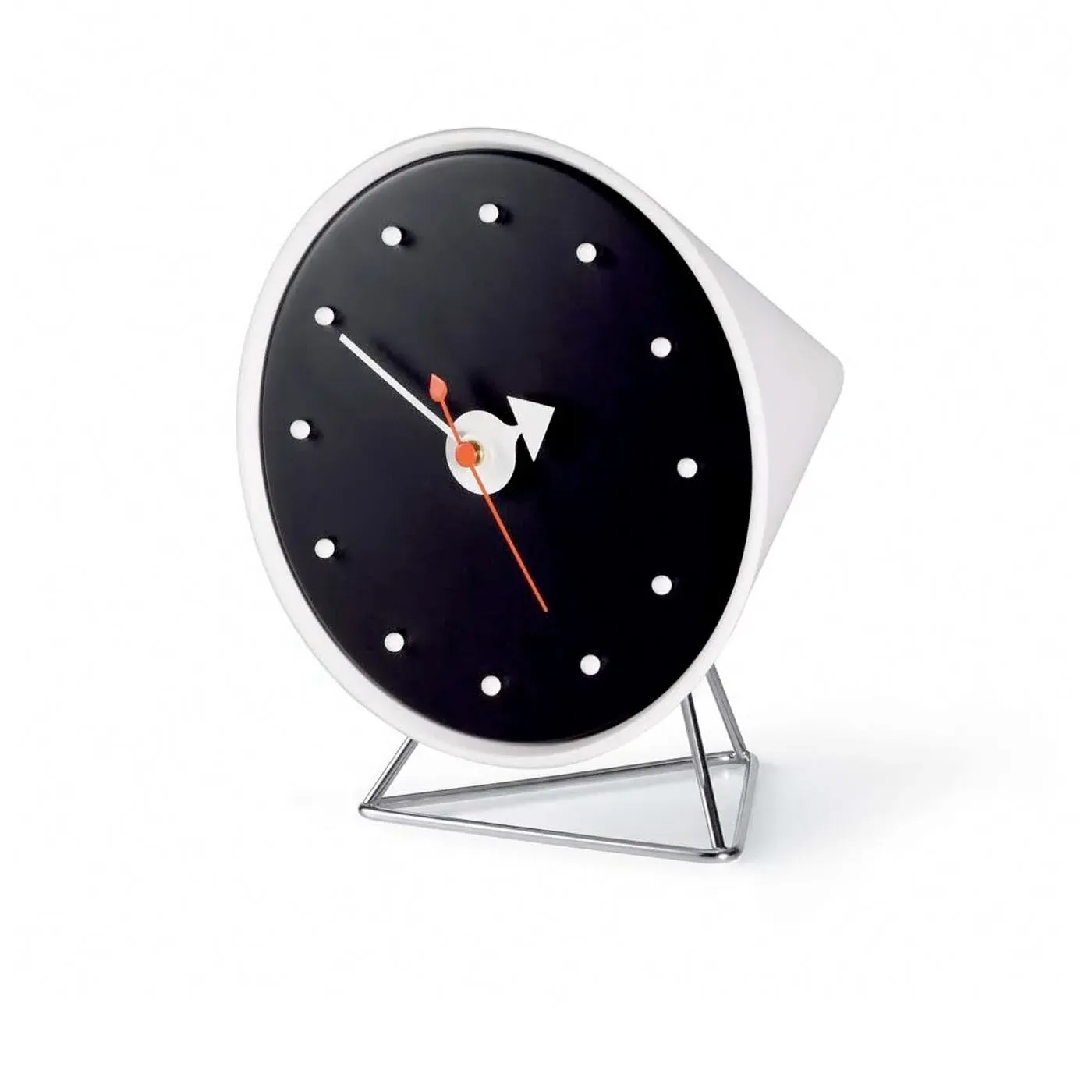 Cone Desk Clock - Black image