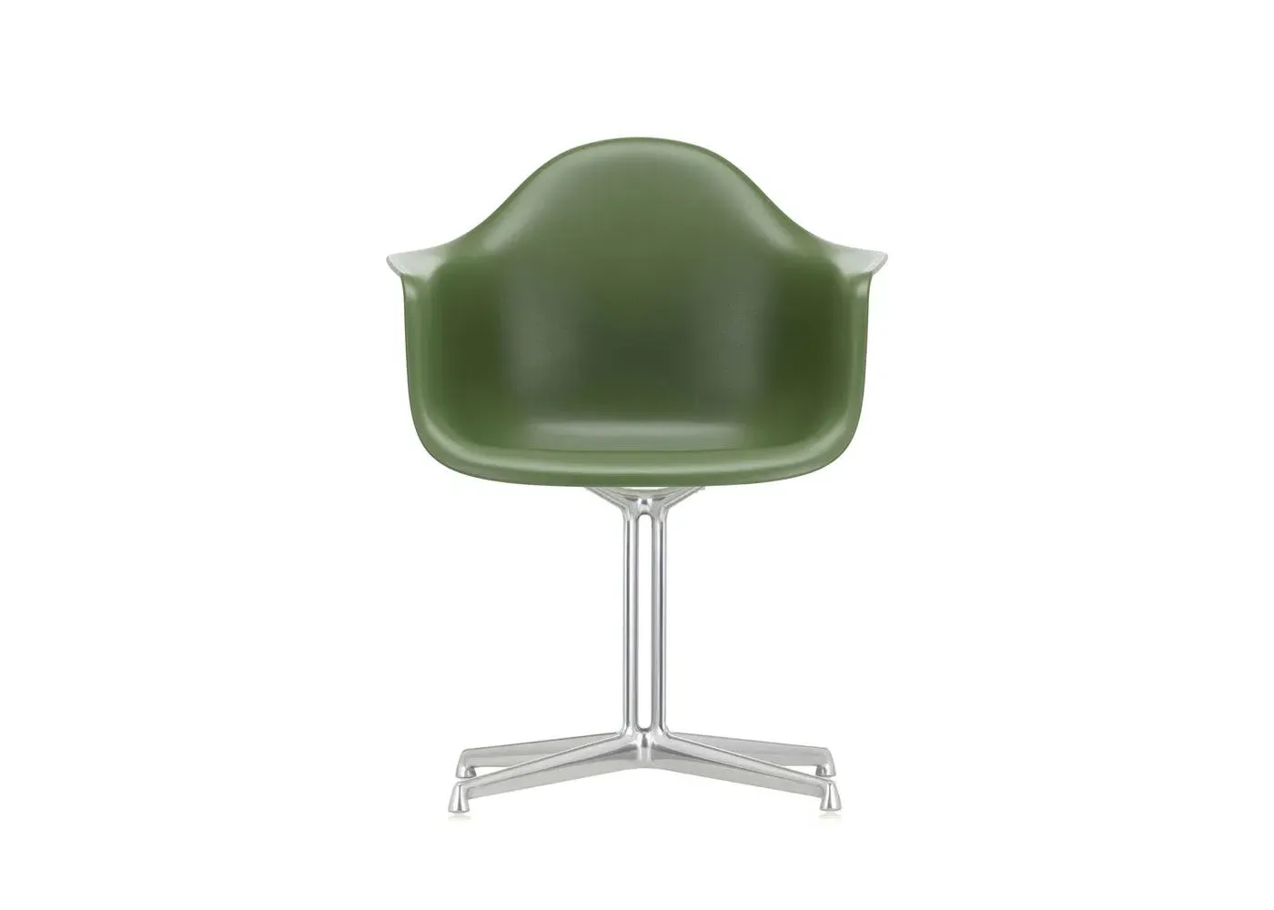 DAL Armchair with Star Base - Green, Polypropylene