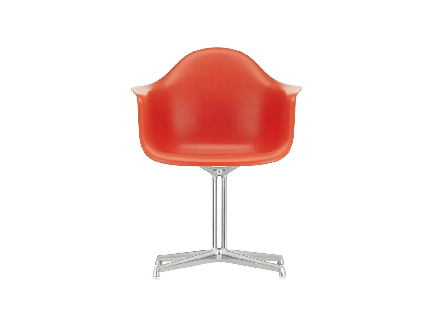 DAL Armchair with Star Base - Red, Polypropylene