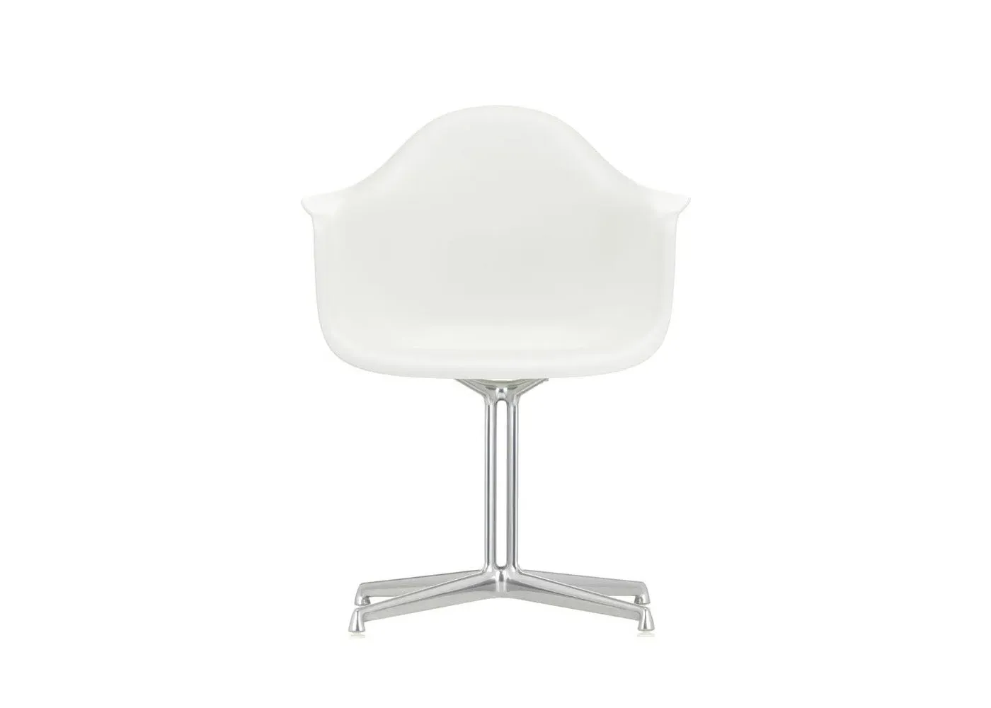 DAL Armchair with Star Base - White, Polypropylene