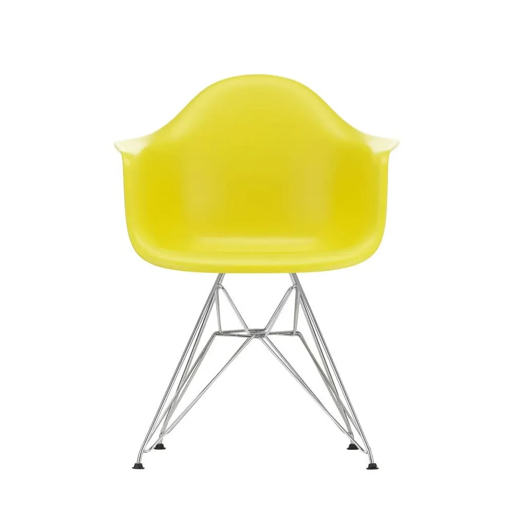 DAR Armchair New Height - Yellow, Chrome Base image