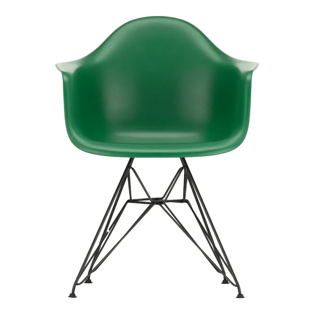 DAR Armchair with Dark Base - Emerald