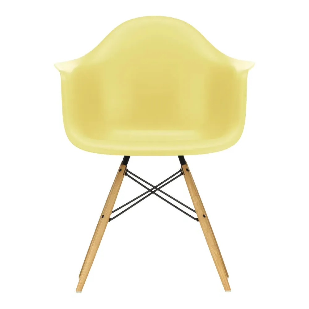DAW Armchair with Ash Base - Citron, Polypropylene