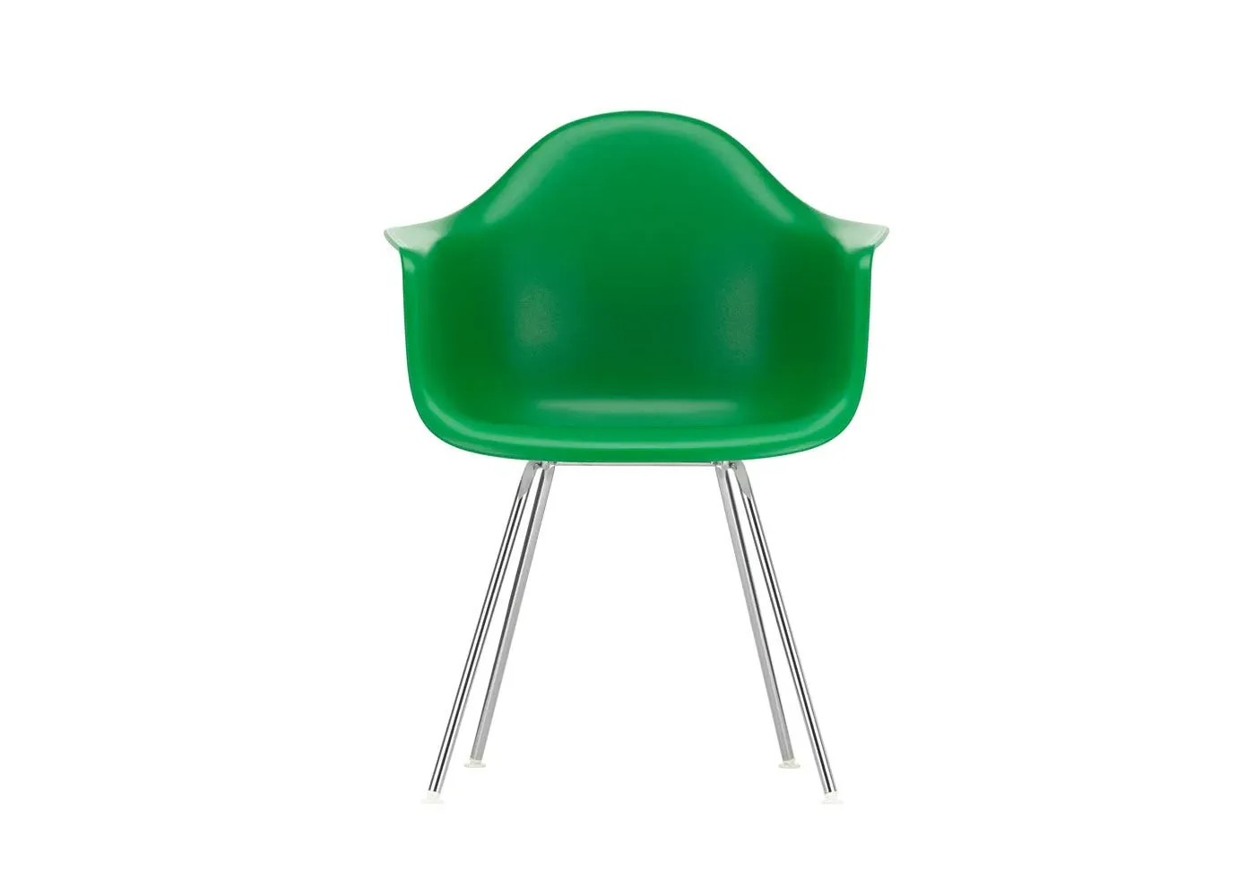 DAX Armchair New Height - Green, Chrome Base