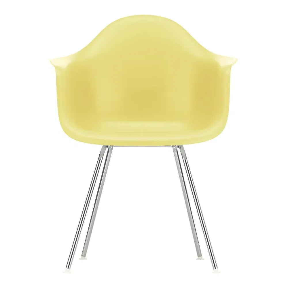 DAX Armchair with Chrome Base - Citron