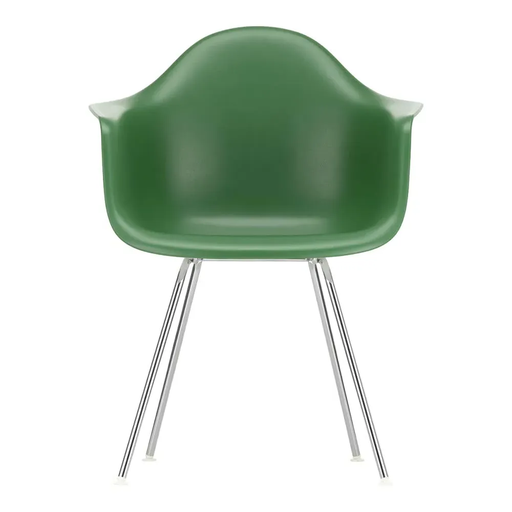 DAX Armchair with Chrome Base - Emerald