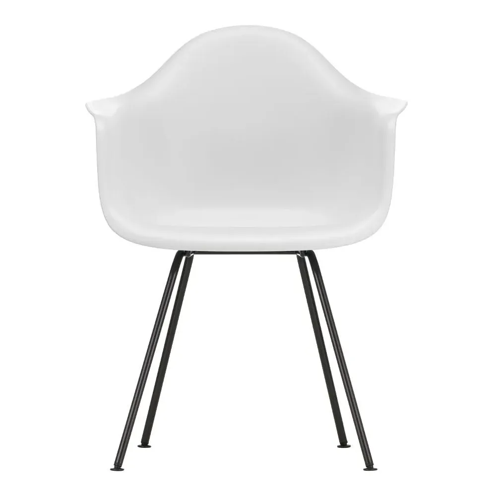 DAX Armchair with Glides - Cotton White