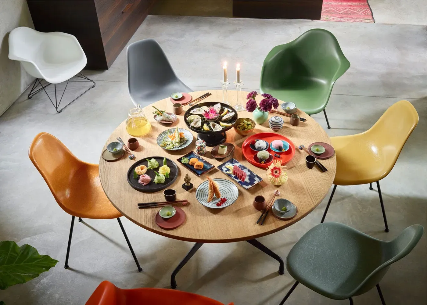 DAX Armchair with Glides - Emerald