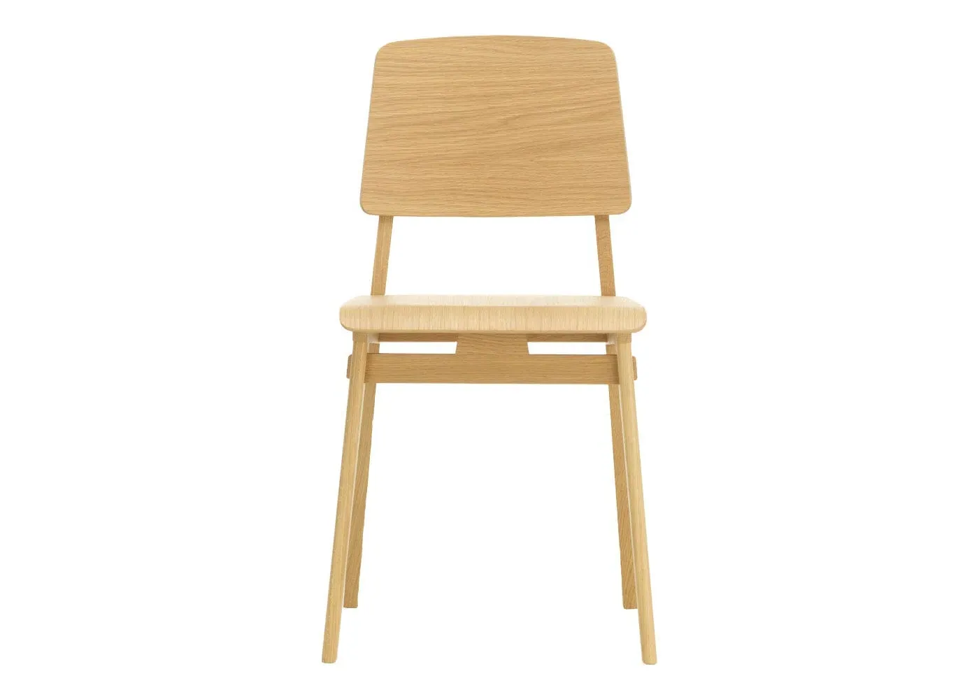 Dining Chair with Felt Glides - Natural Oak