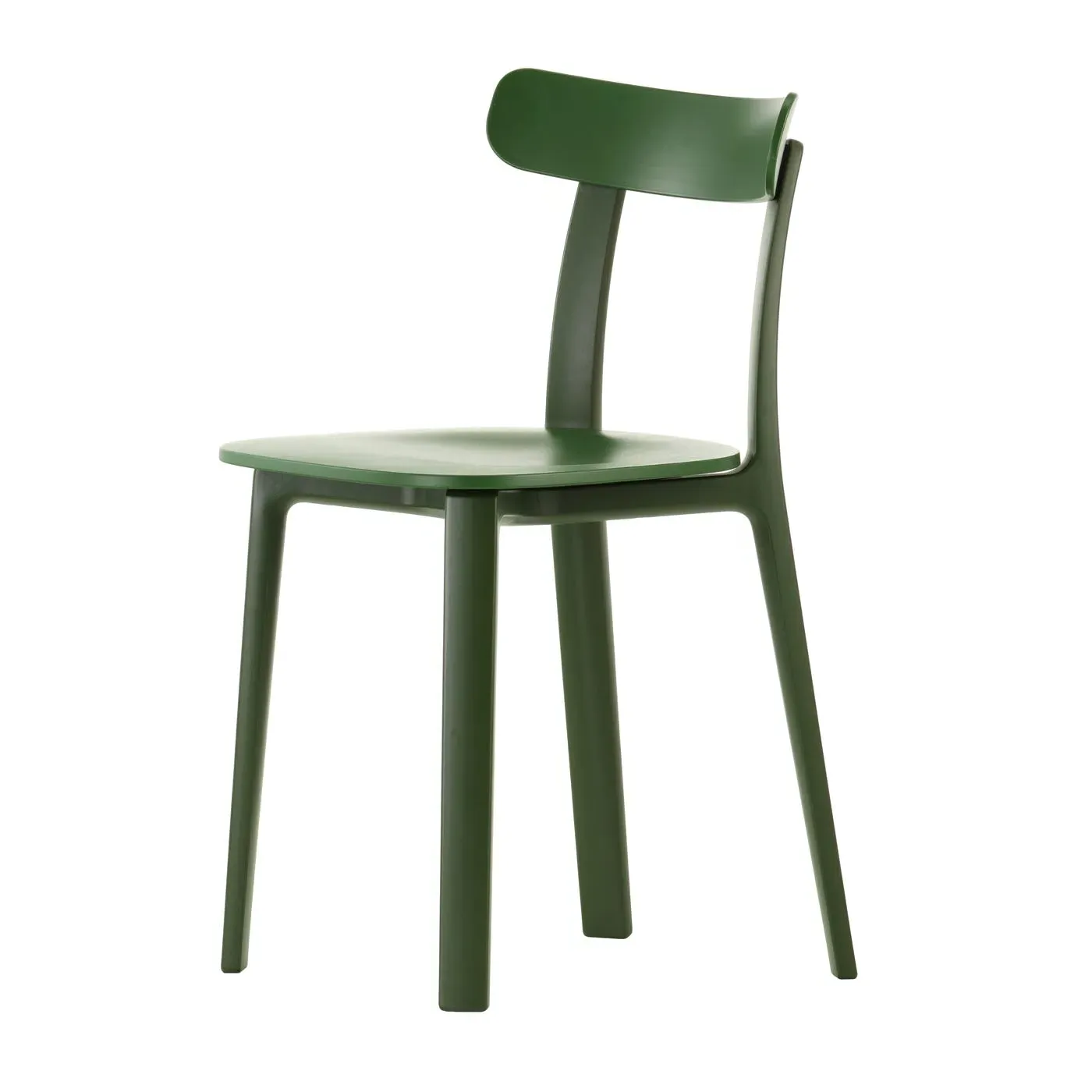 Dining Chair with Flex Backrest - Green, Plastic image