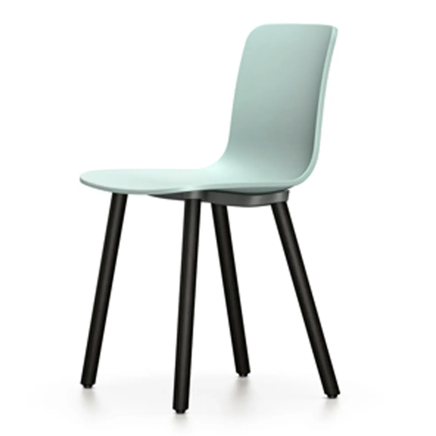 Dining Chair with Oak Legs - Grey, Wood