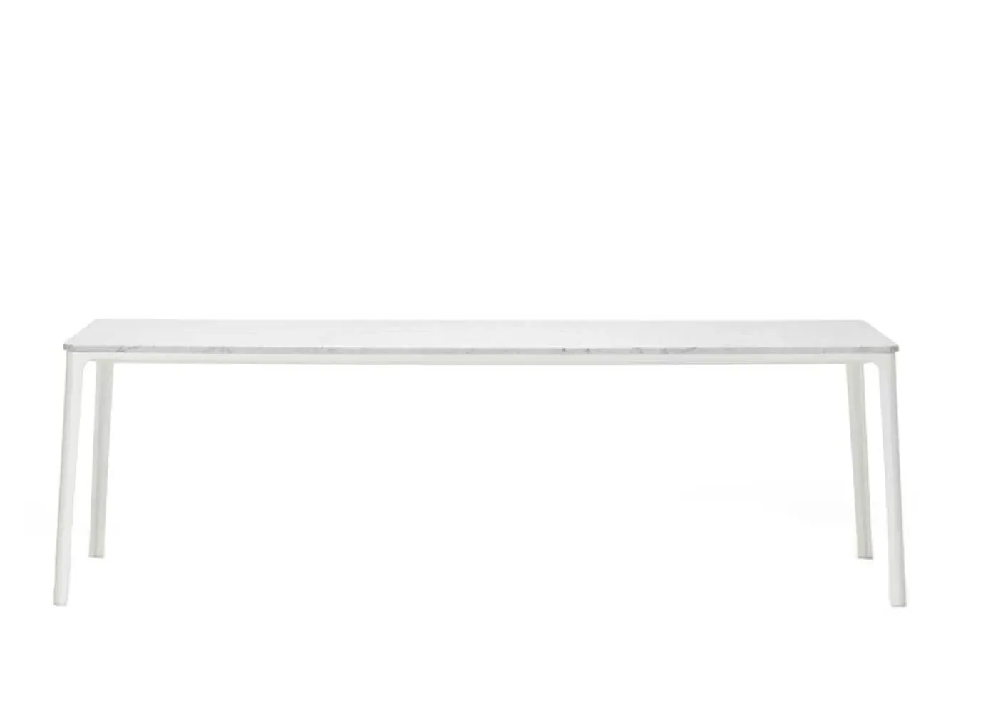Dining Table with Marble Top - White Base image