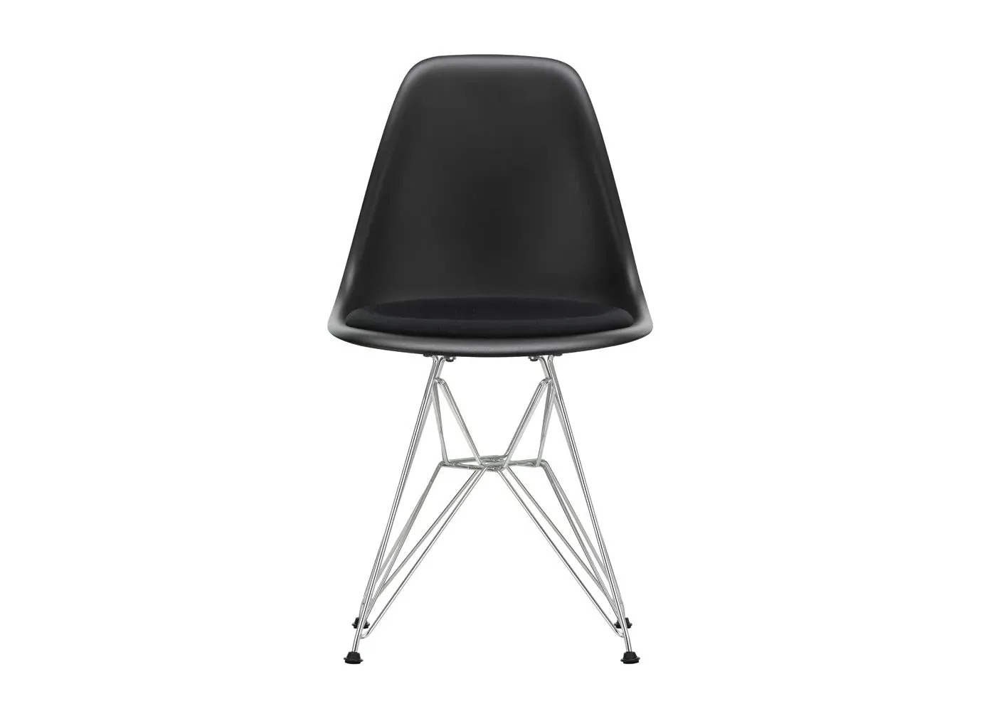 DSR Chair - Deep Black, Chrome Base image