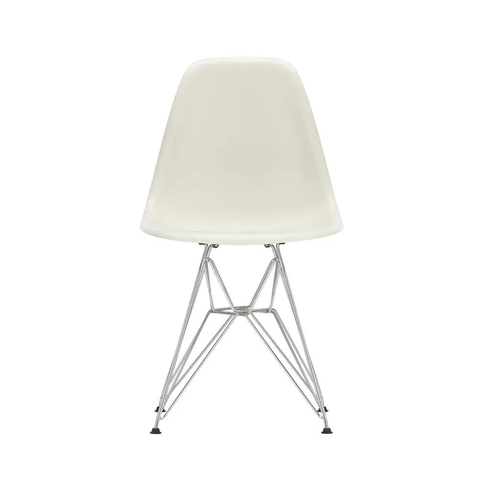 DSR Chair with Chrome Base - Pebble, Polypropylene