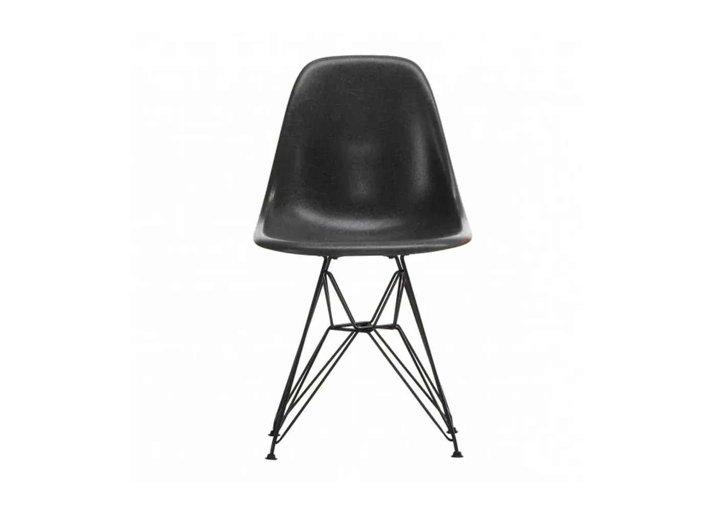 DSR Chair with Wire Base - Grey, Fibreglass