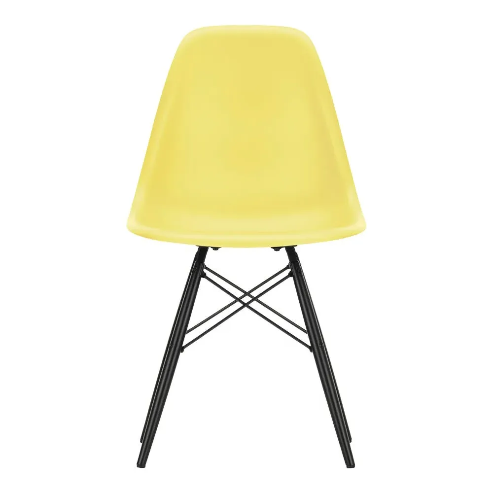 DSW Side Chair with Glides - Citron, Polypropylene