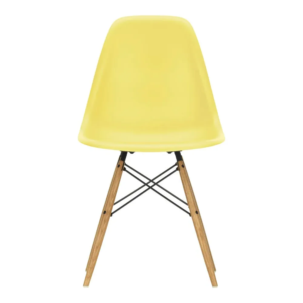 DSW Side Chair with Glides - Citron, Polypropylene