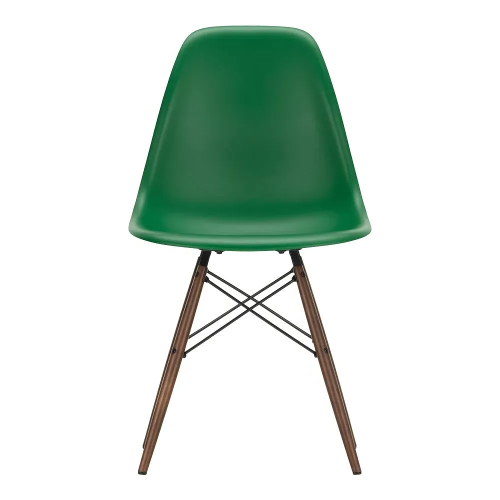 DSW Side Chair with Glides - Emerald, Polypropylene