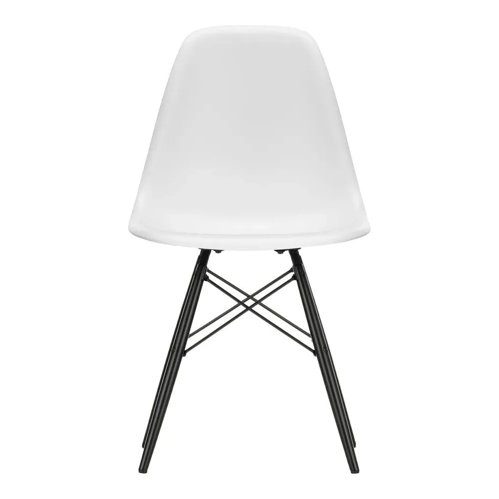 DSW Side Chair with Glides - White, Polypropylene