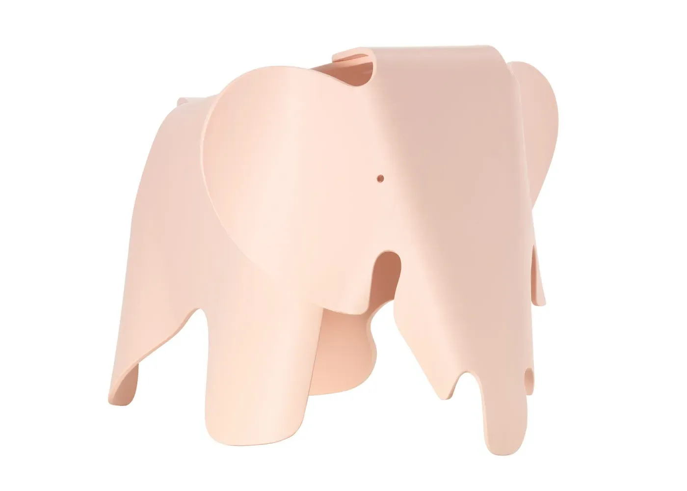 Elephant Stool - Pale Rose, Plastic