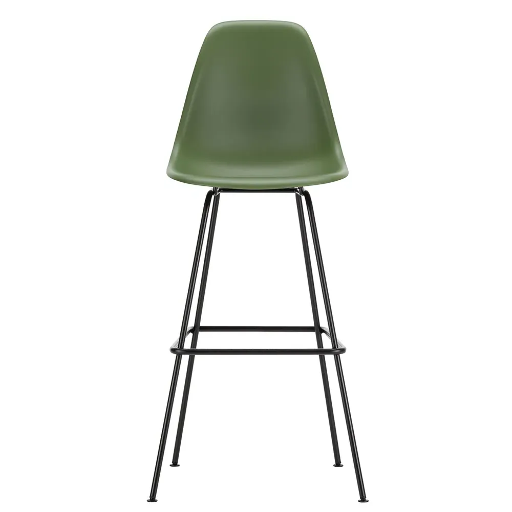 High Plastic Stool - Forest, Powder Coated