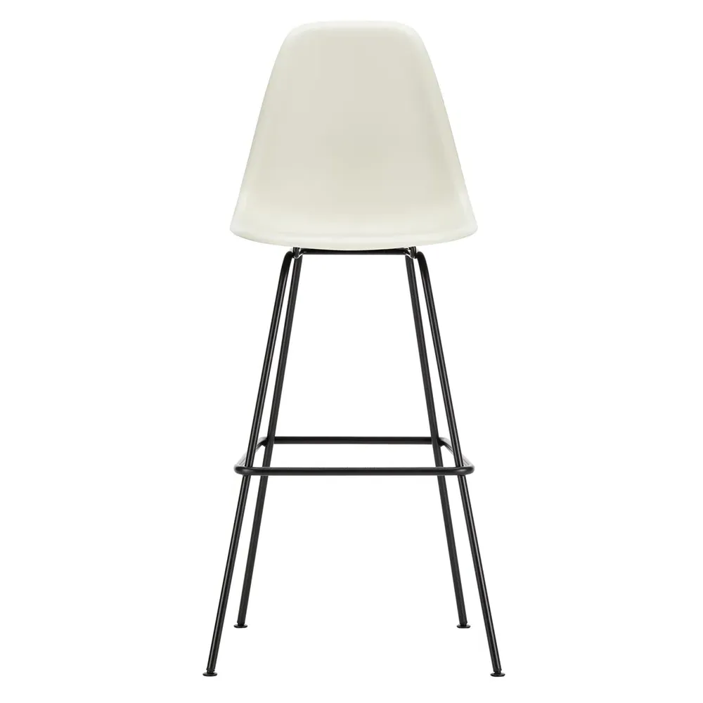High Plastic Stool - Pebble, Powder Coated