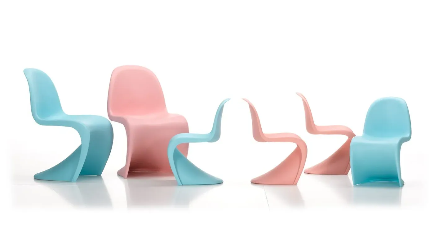Junior Chair with Cantilever Base - Red, Plastic