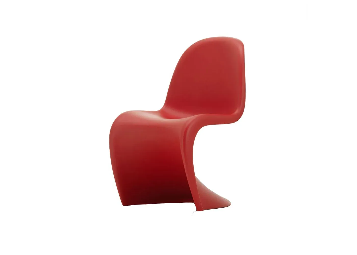 Junior Chair with Cantilever Base - Red, Plastic image