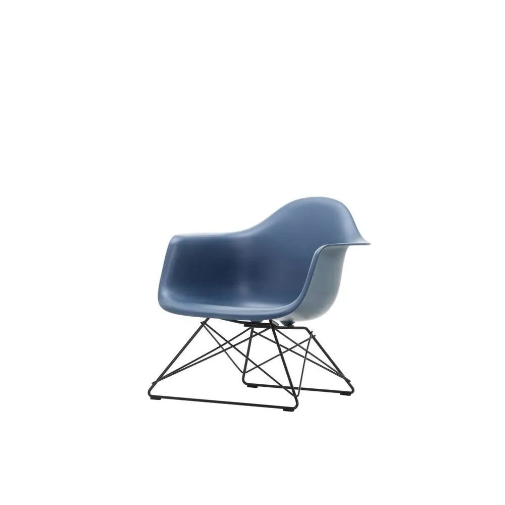 LAR Armchair with Cross Struts - Blue, Polypropylene