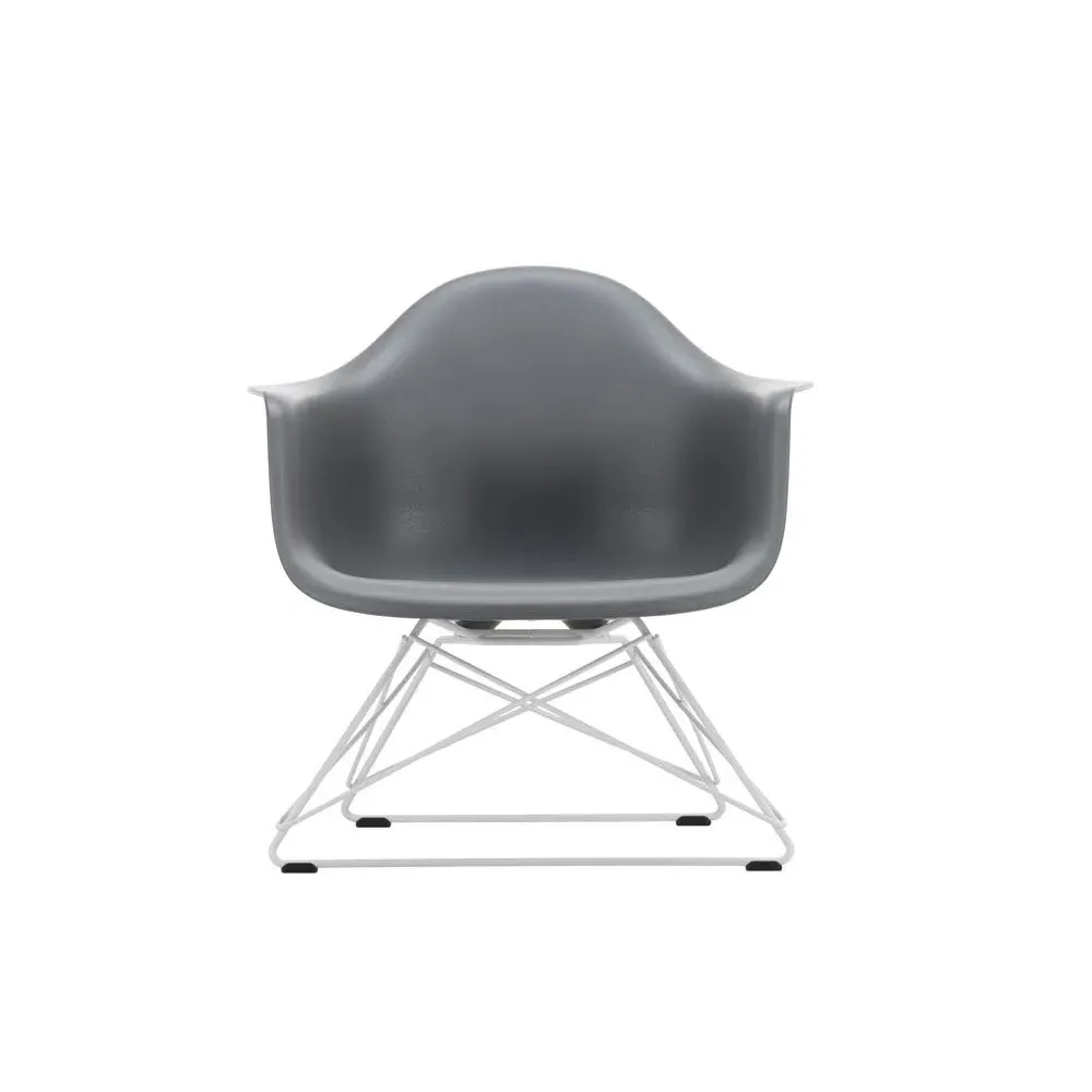 LAR Armchair with Wire Base - Granite Grey, Polypropylene
