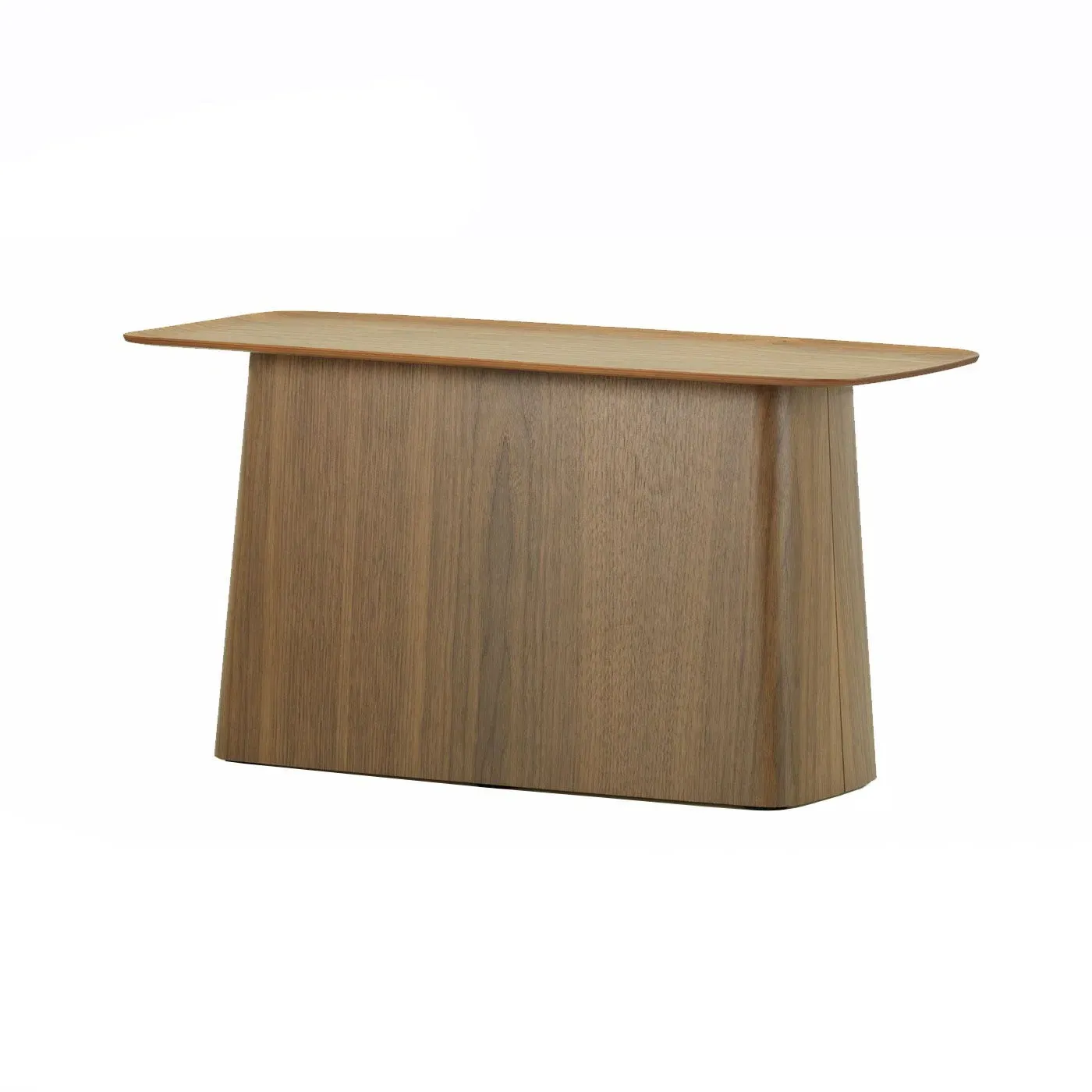 Large Side Table with Curved Lip - Oak