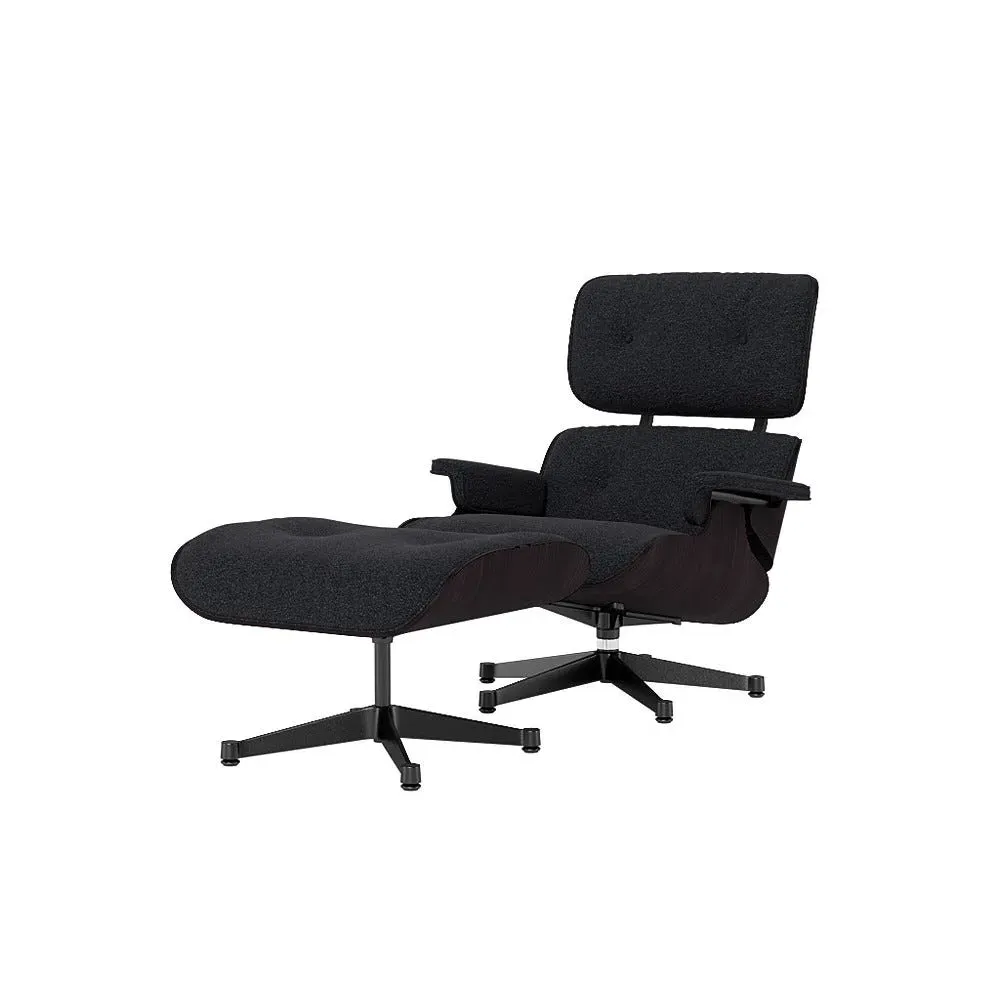 Lounge Chair & Ottoman Set - Black, Ash