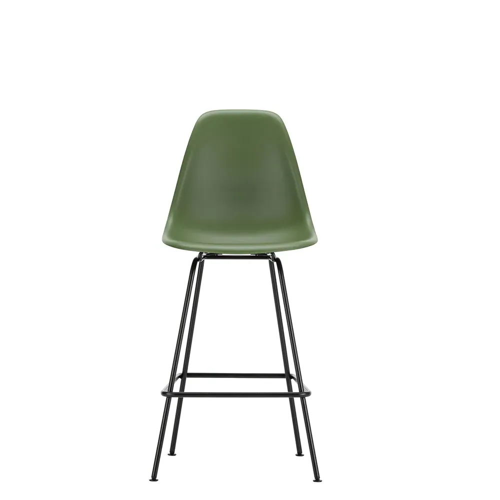 Medium Plastic Stool - Forest, Powder Coated